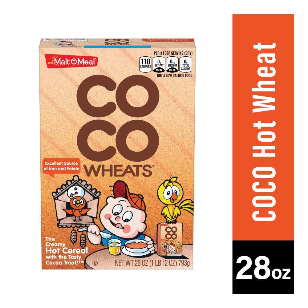 Coco Wheats®, Original  Coco Wheats Breakfast Cereal, Quick Cooking, Kosher, 28 Ounce – 1 Count