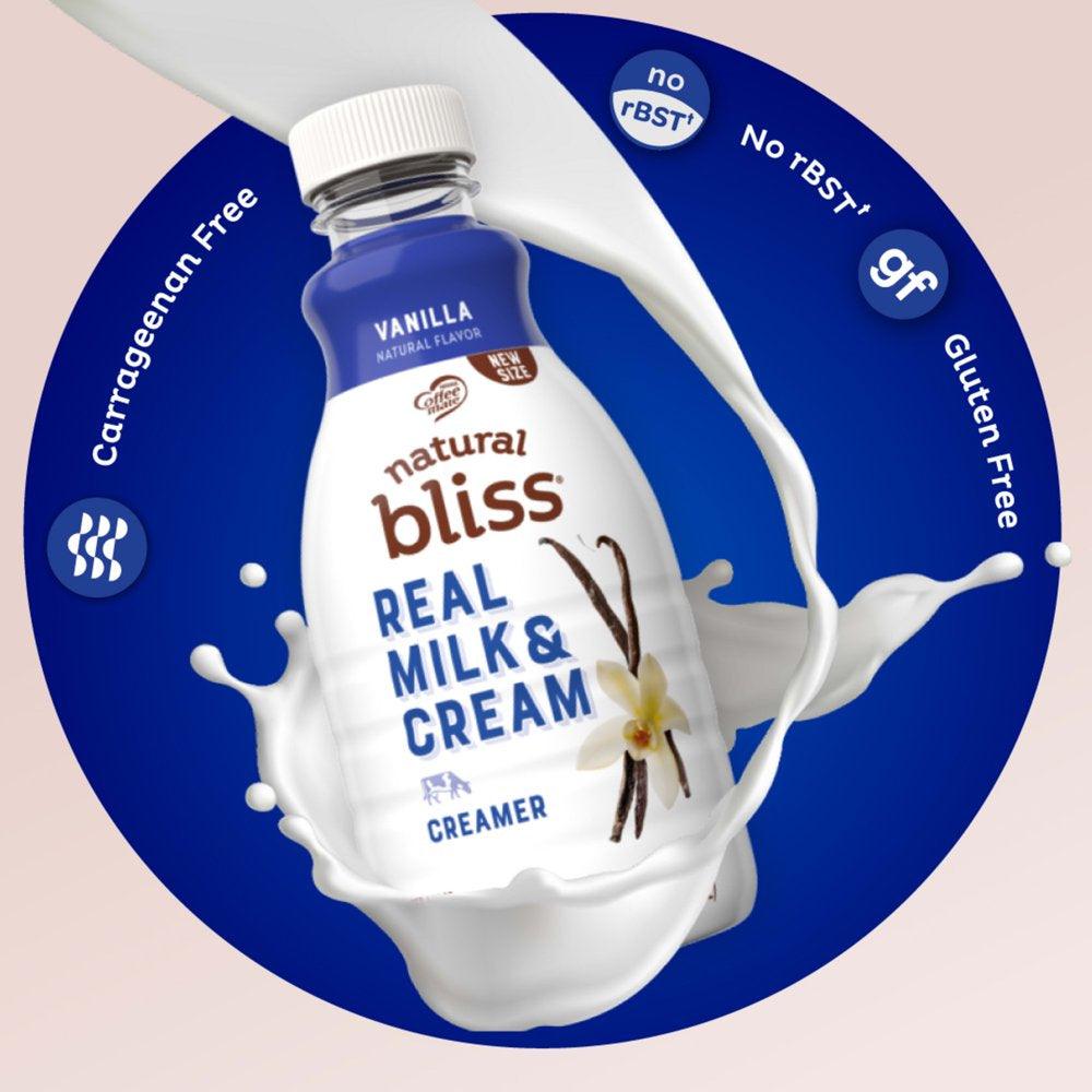 Coffee Mate Natural Bliss Real Milk & Cream Vanilla Flavored Coffee Creamer, 22 Fl Oz