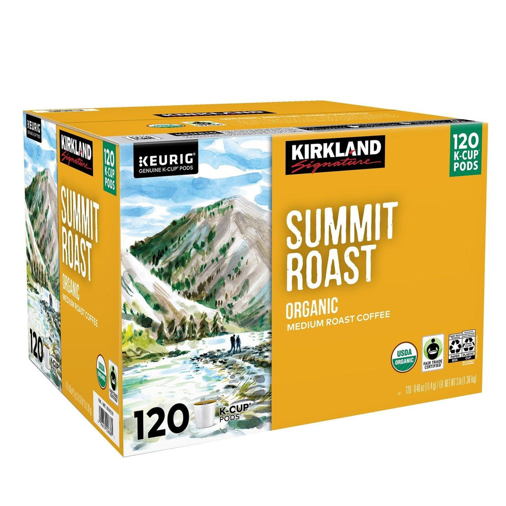 Coffee Organic Summit Roast K-Cup Pod, 120-Count