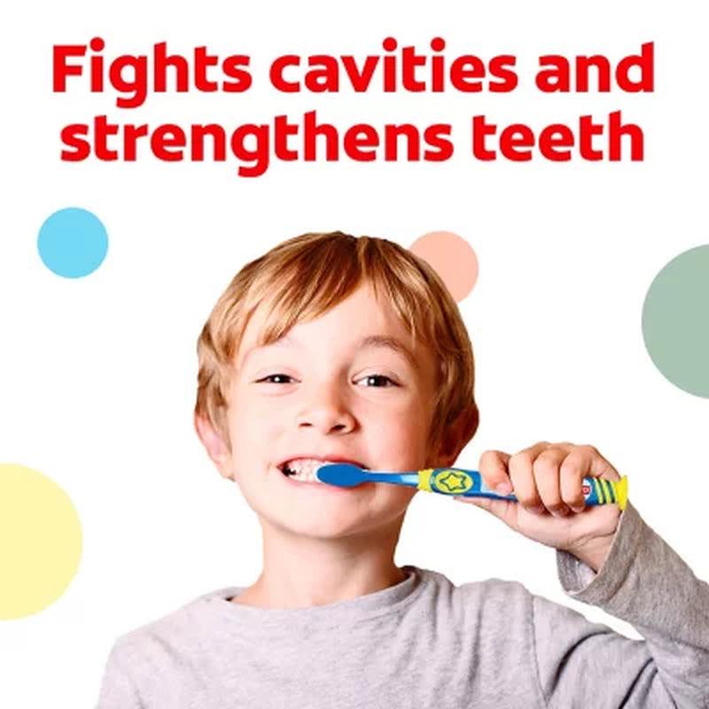 Colgate Kids Toothpaste Pump, Maximum Cavity Protection, Bubble Fruit (4.4 Oz., 4 Pk.)