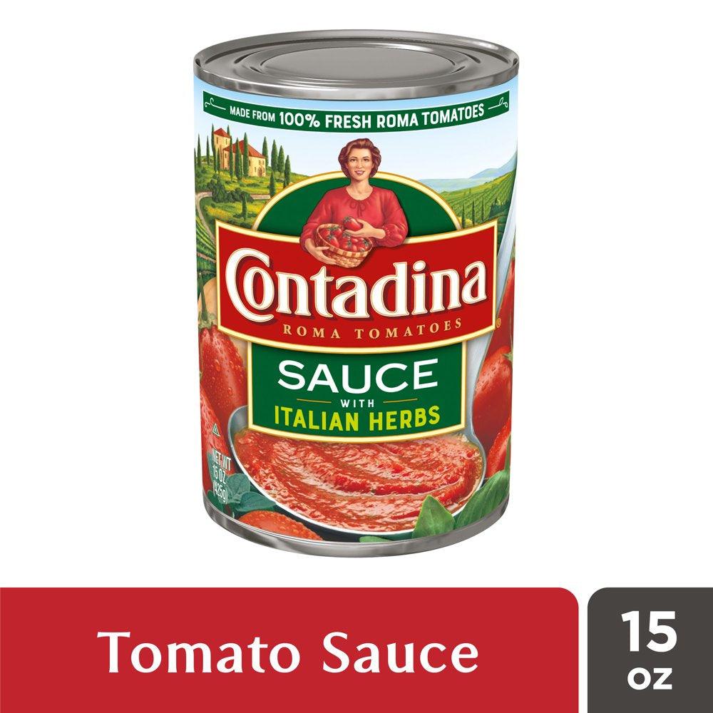 Contadina Tomato Sauce with Italian Herbs, 15 Oz Can