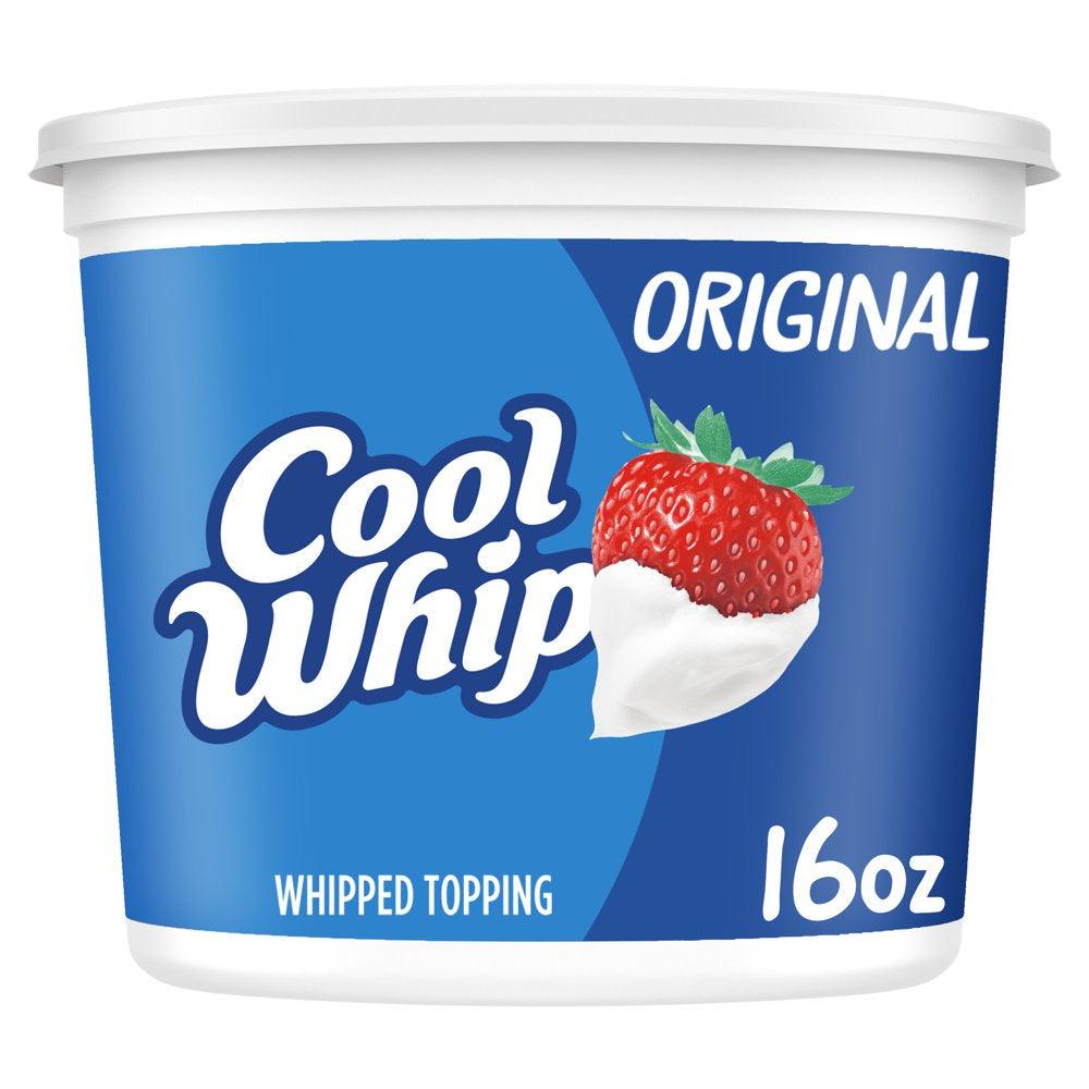 Cool Whip Original Whipped Cream Topping, 16 Oz Tub