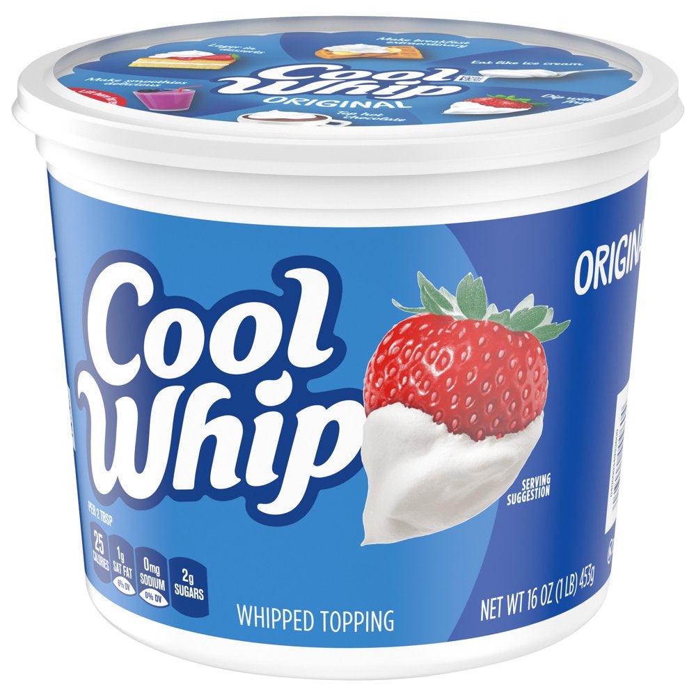 Cool Whip Original Whipped Cream Topping, 16 Oz Tub