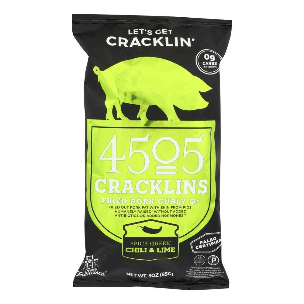 - Cracklins - Chili and Lime - Case of 12 - 3 Oz.