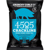 Cracklins Sea Salt Fried Pork Curly Q'S, 3 Oz [Pack of 12]