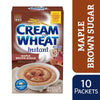 Cream of Wheat Maple Brown Sugar Instant Hot Breakfast Cereal, 1.23 Oz, 10 Count