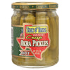 Crisp Hot Okra Pickles, 16 Fl Oz