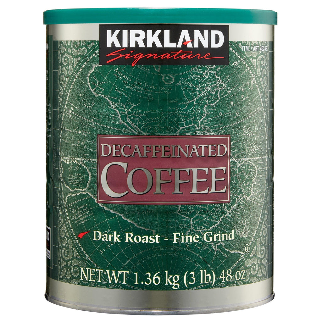 Decaffeinated Coffee, Dark Roast, 3 Lbs