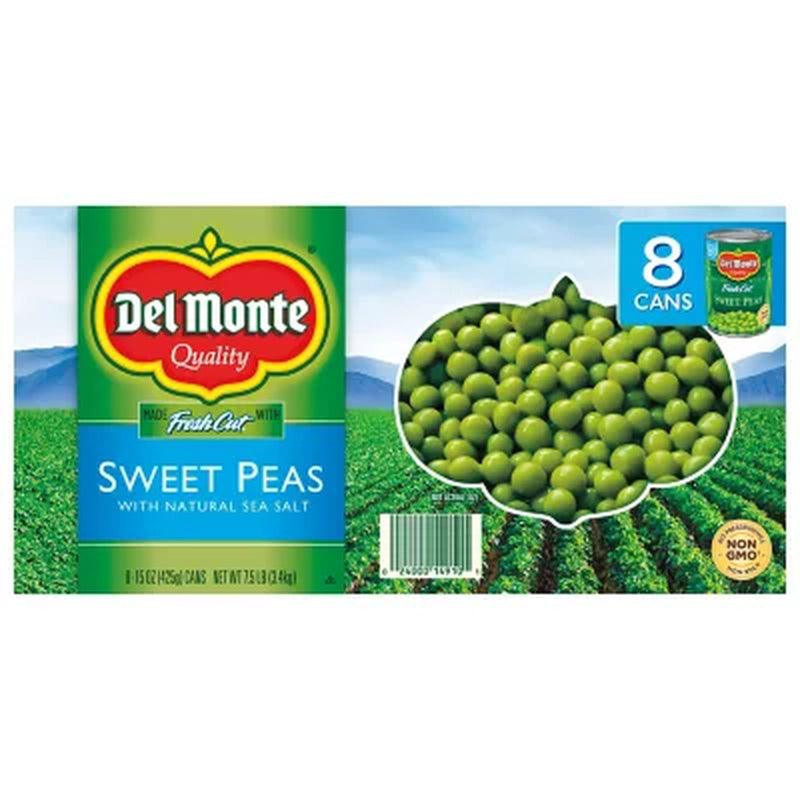 Del Monte Fresh Cut Sweet Peas (15 Oz., 8 Pk.)