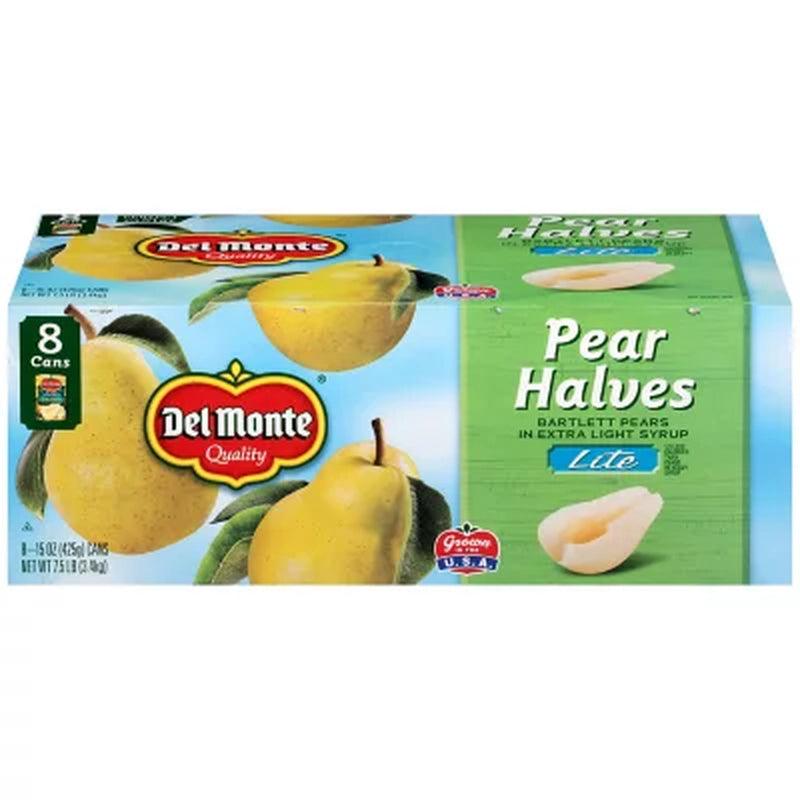 Del Monte Lite Pear Halves (15 Oz., 8 Pk.)