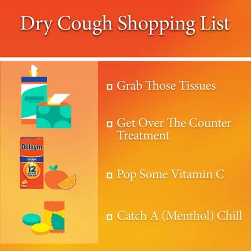 Delsym Adult Liquid Cough Suppressant, Orange (2 Pk., 5 Fl. Oz./Pk.)