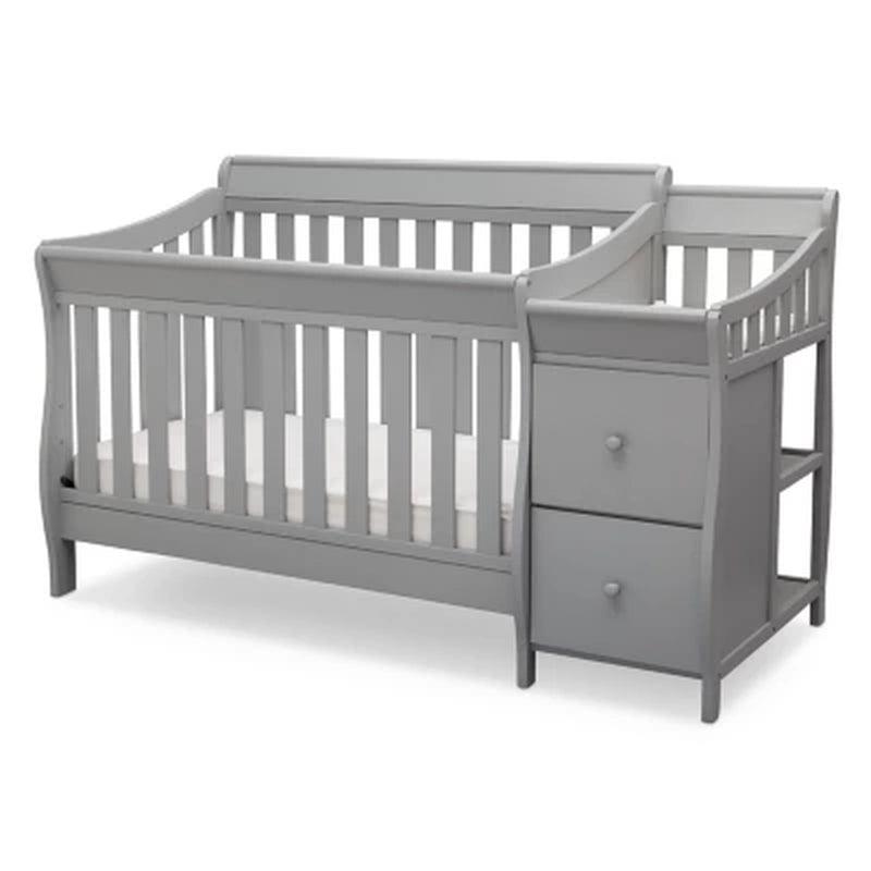 Delta Children Bentley Convertible Crib 'N' Changer, "S" Series (Choose Color)