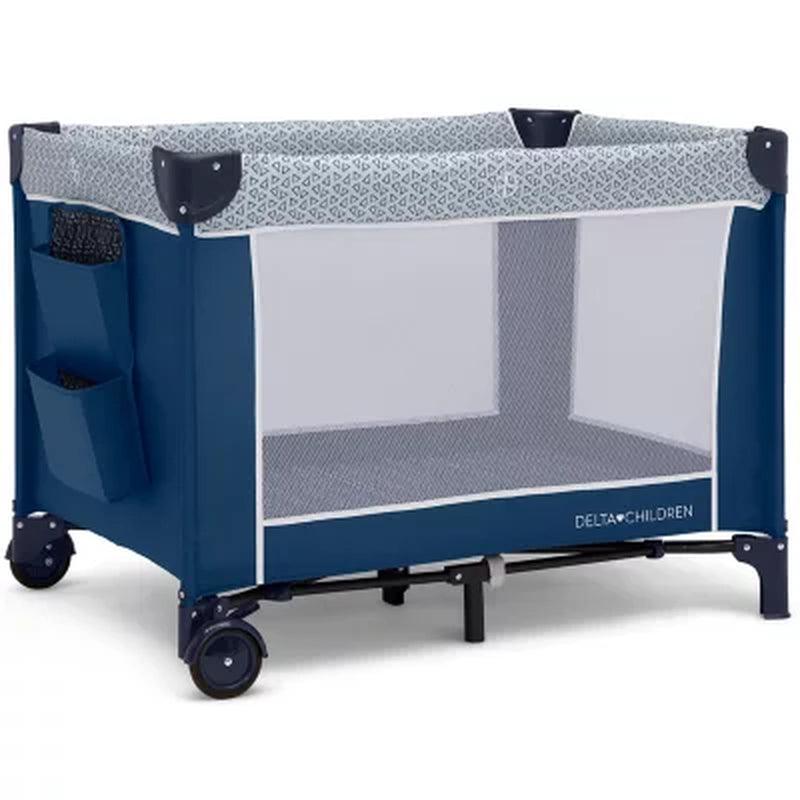 Delta Children LX Deluxe Portable Baby Play Yard, Midnight