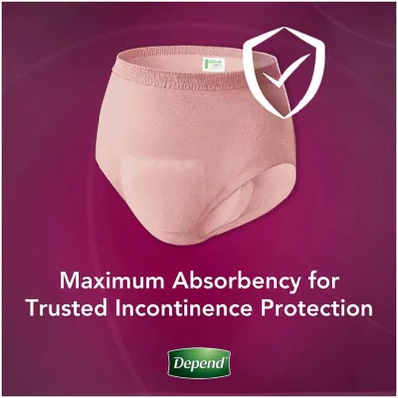 Depend Silhouette Incontinence Underwear for Women, Maximum Absorbency (Choose Your Size)