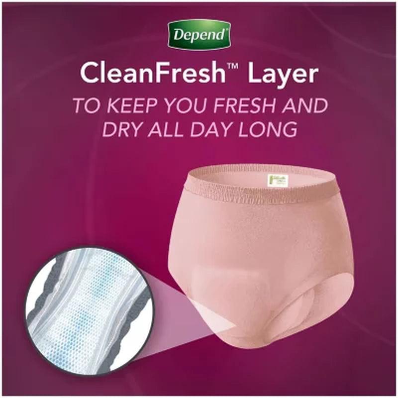 Depend Silhouette Incontinence Underwear for Women, Maximum Absorbency (Choose Your Size)