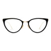 Derek Lam DL 291 Eyewear, Black & Gold