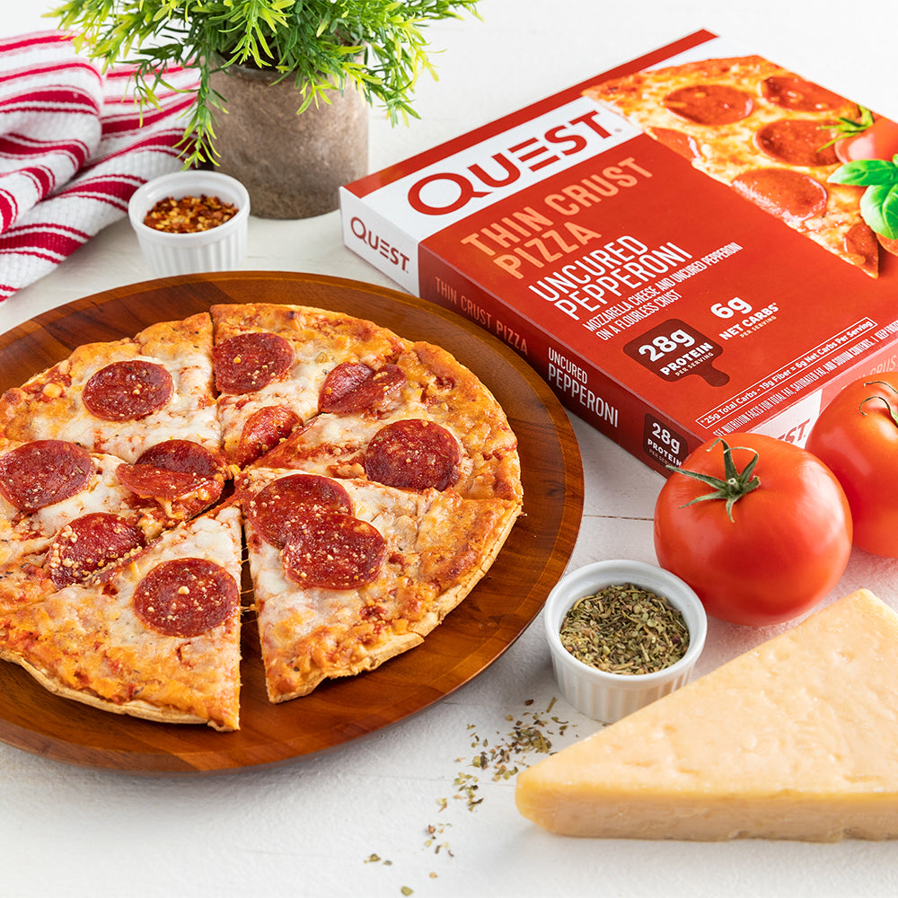 Quest® Thin Crust Pizza, High Protein, Flourless, Uncured Pepperoni