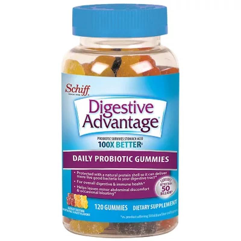 Digestive Advantage Daily Probiotic Gummies (120 Ct.)