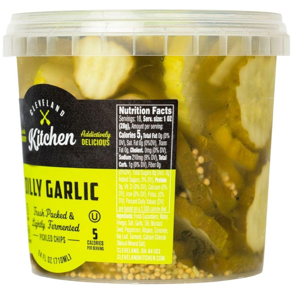 Dilly Garlic Pickle Chips, 24 Oz