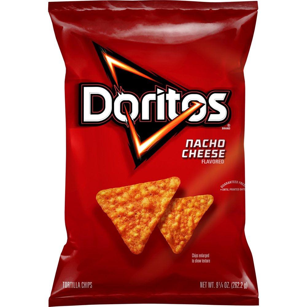 Doritos Nacho Cheese Flavored Tortilla Chips, 9.25 Oz Bag