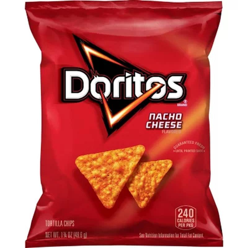 Doritos Nacho Cheese Tortilla Chips (1.75 Oz., 64 Ct.)