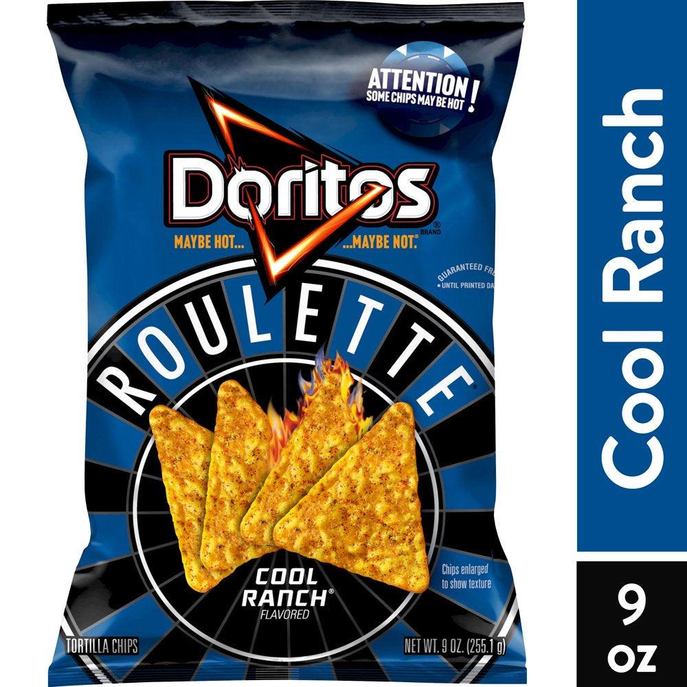 Doritos Roulette Cool Ranch Flavored Tortilla Chips, 9 Oz Bag