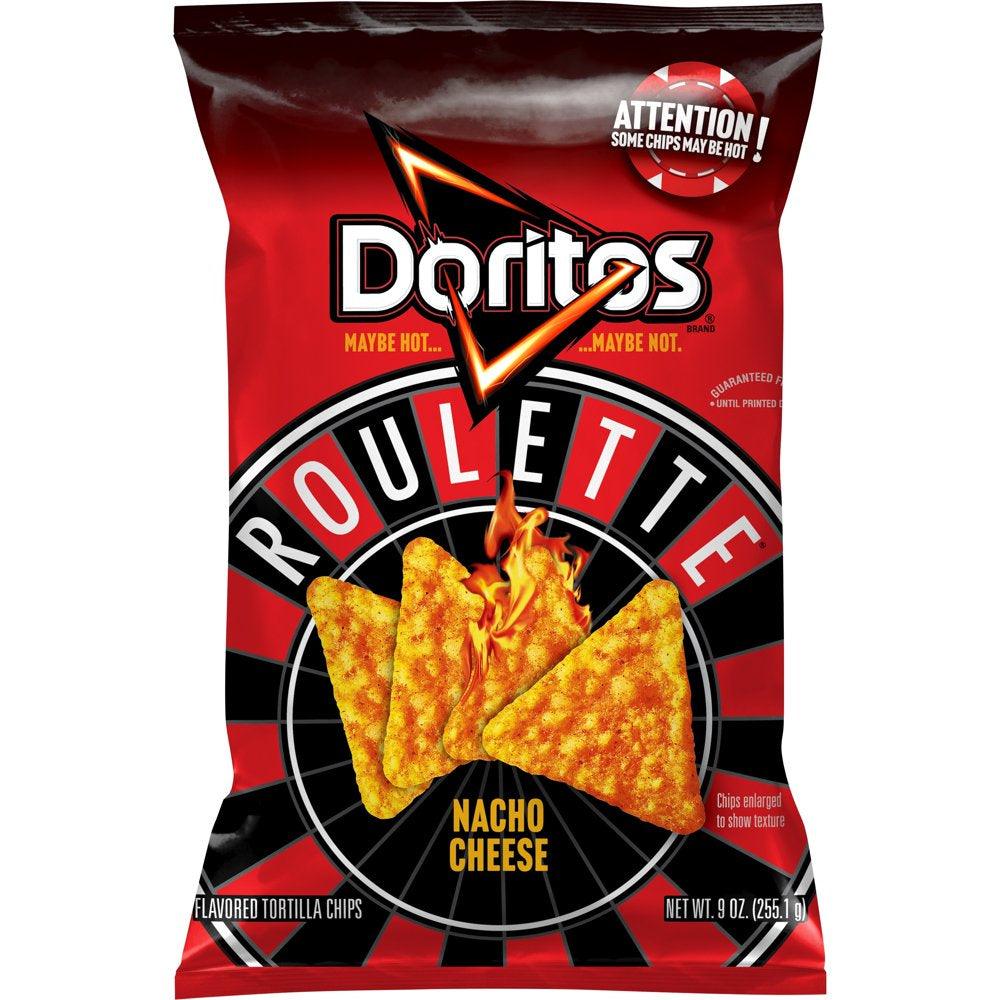 Doritos Roulette Nacho Cheese Tortilla Chips, 9 Oz Bag