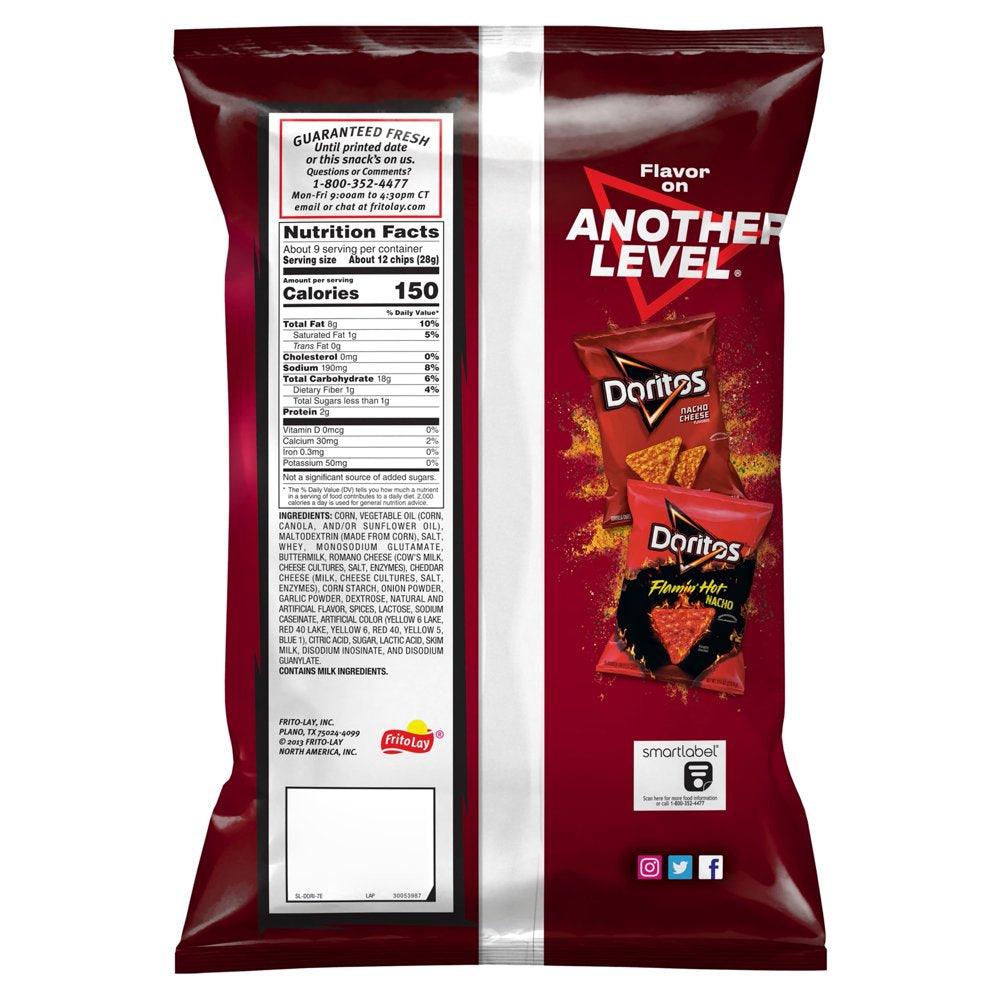 Doritos Spicy Nacho Flavored Tortilla Chips, 9.25 Oz Bag