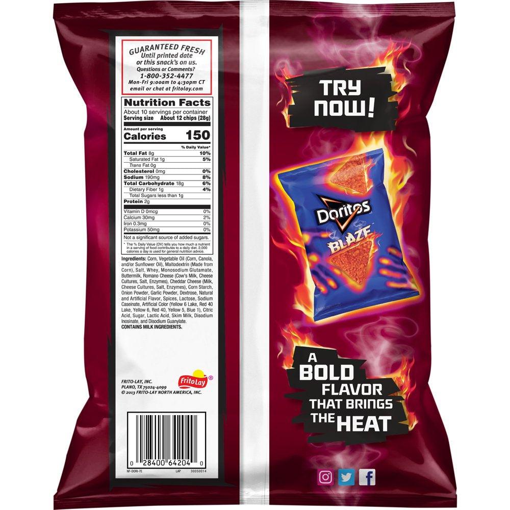 Doritos Spicy Nacho Flavored Tortilla Chips, 9.75 Oz.