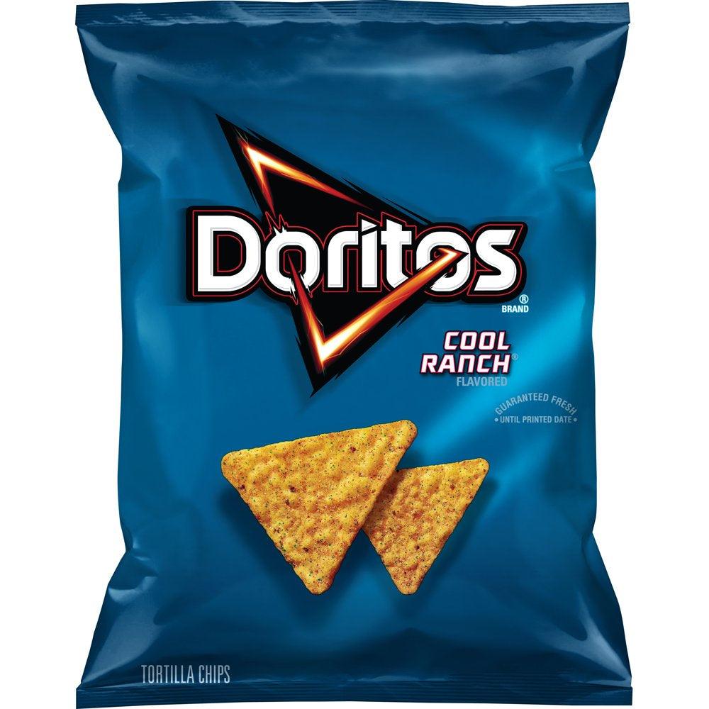 Doritos Tortilla Chips Cool Ranch Flavored 2.75 Oz