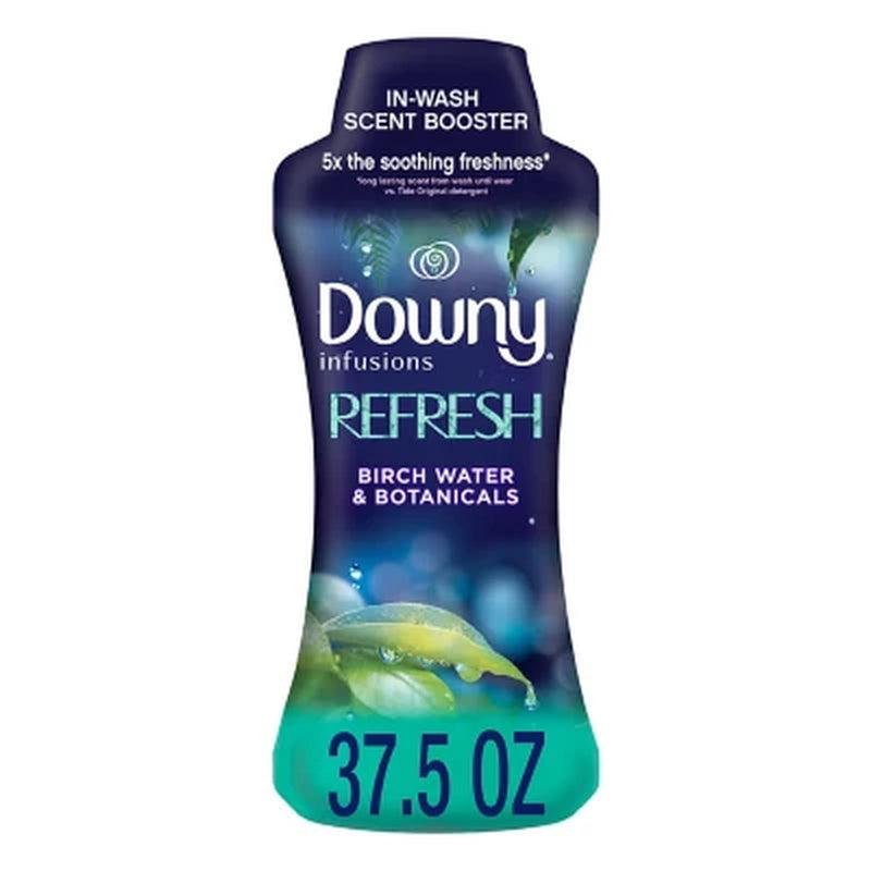 Downy Infusions In-Wash Scent Booster Beads, Refresh, Birch Water & Botanicals (37.5 Oz.)