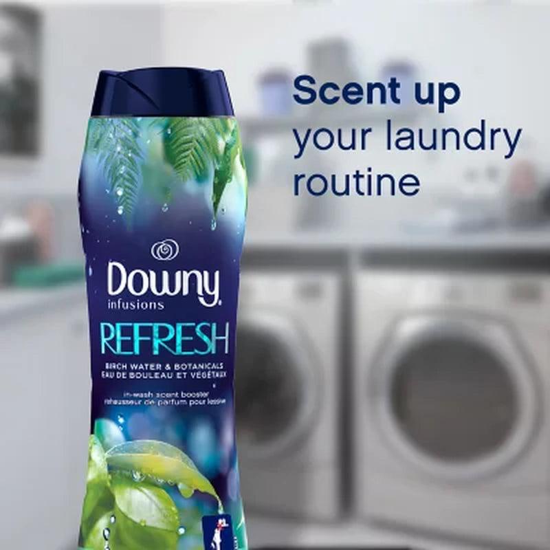 Downy Infusions In-Wash Scent Booster Beads, Refresh, Birch Water & Botanicals (37.5 Oz.)