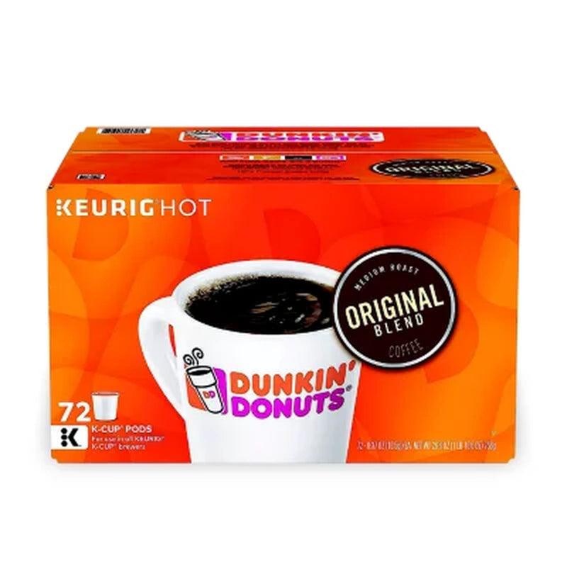 Dunkin' Donuts Original Blend K-Cups, Medium Roast (72 Ct.)