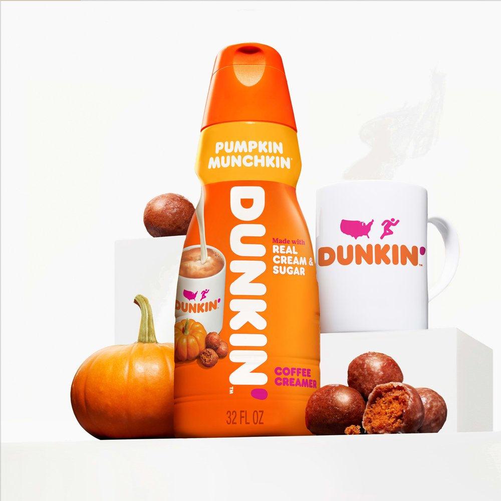 Dunkin’ Pumpkin Munchkin Coffee Creamer, 32 Oz.