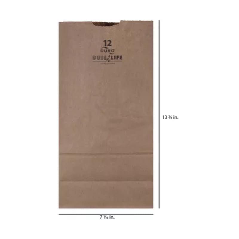 Duro 12# Kraft Bags (500 Ct.)