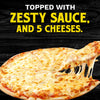 Tombstone Frozen Pizza, Five Cheese Thin Crust, Pizza with Marinara Sauce, 19.3 Oz (Frozen)