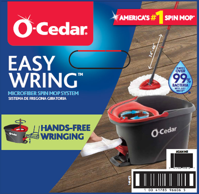 O-Cedar Easywring Spin Mop & Bucket System