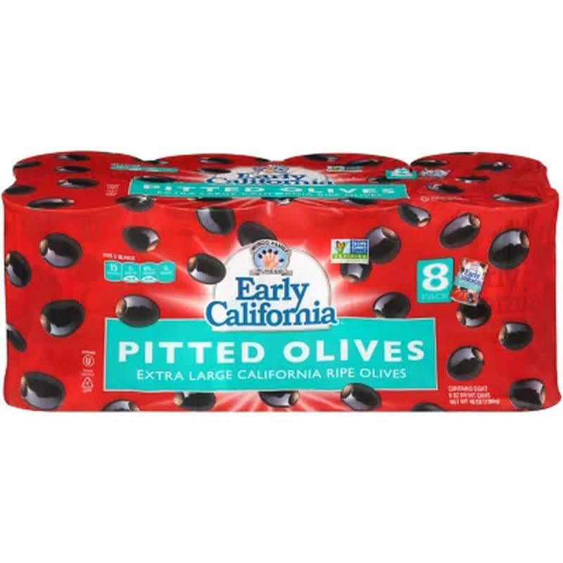 Early California Extra-Large Pitted Olives (6 Oz., 8 Pk.)