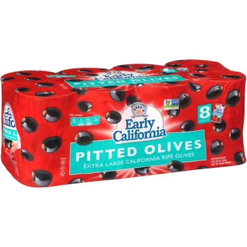 Early California Extra-Large Pitted Olives (6 Oz., 8 Pk.)