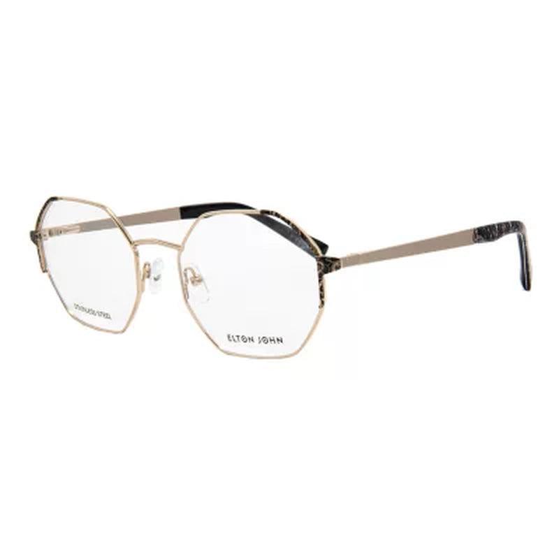 Elton John Eyewear, Hipster, Geometric Eyeglasses, Session Musician Collection