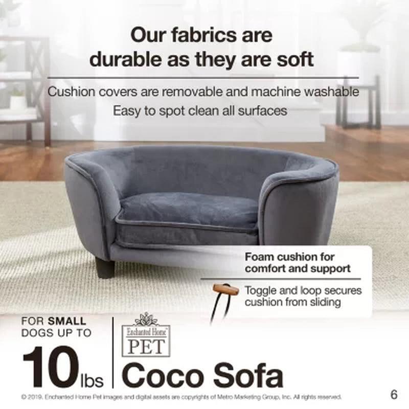 Enchanted Home Pet Coco Pet Sofa, for Pets up to 10 Lbs. (Choose Your Color)