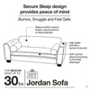 Enchanted Home Pet Jordan Pet Sofa, for Pets up to 30 Lbs.