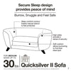 Enchanted Home Pet Quicksilver II Pet Sofa, for Pets up to 30 Lbs.