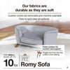 Enchanted Home Pet Romy Pet Sofa, Beige