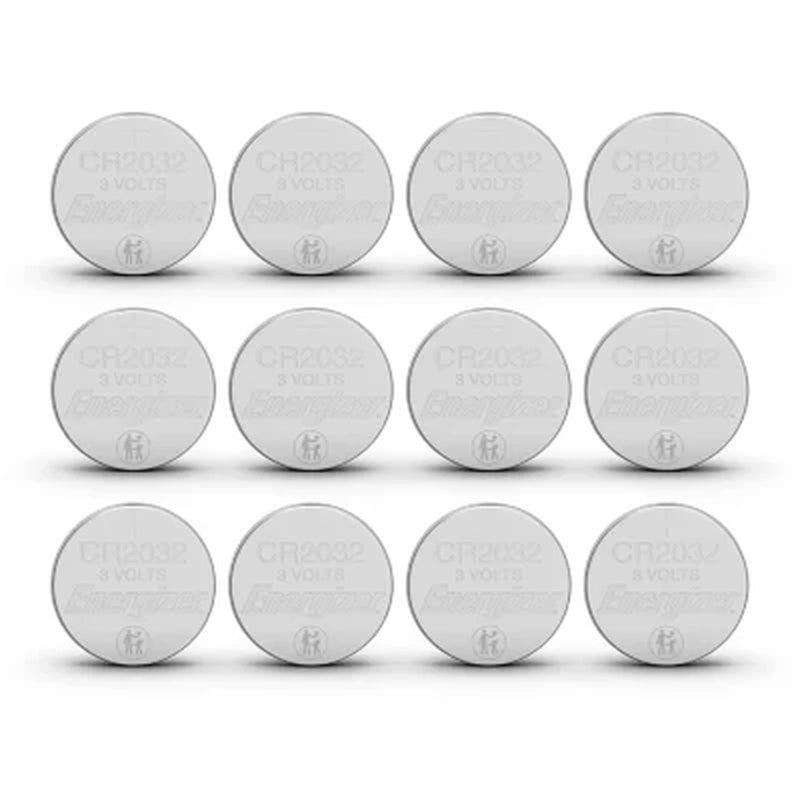 Energizer 2032 3V Lithium Coin Batteries (12 Pack)