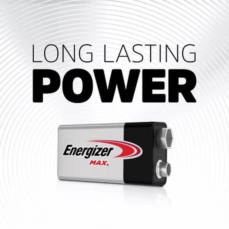 Energizer MAX 9 Volt Alkaline Batteries (8 Pack)