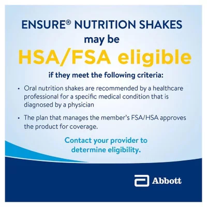 Ensure Original Nutrition Shake, Small Meal Replacement Shake, Vanilla (8 Fl. Oz., 24 Ct.)