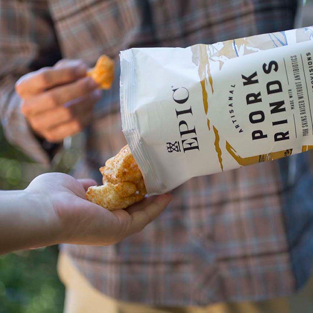 EPIC BBQ Pork Rinds, Keto Friendly, Paleo Friendly, Gluten Free, 2.5Oz