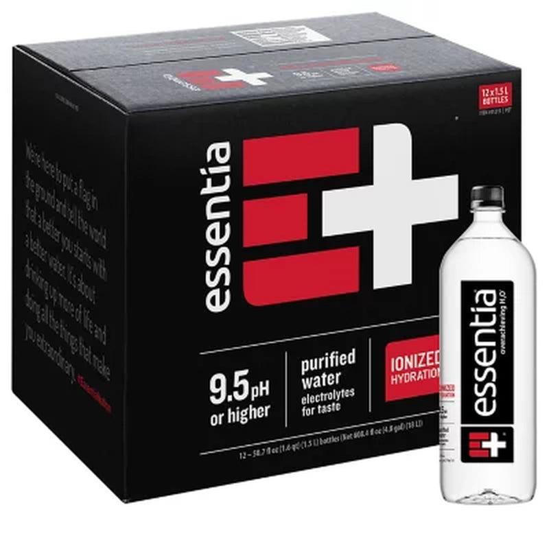 Essentia Bottled Water, Ionized Alkaline Water (1.5 L., 12 Pk.)