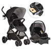 Evenﬂo Sibby Travel System with Litemax Infant Car Seat, Charcoal